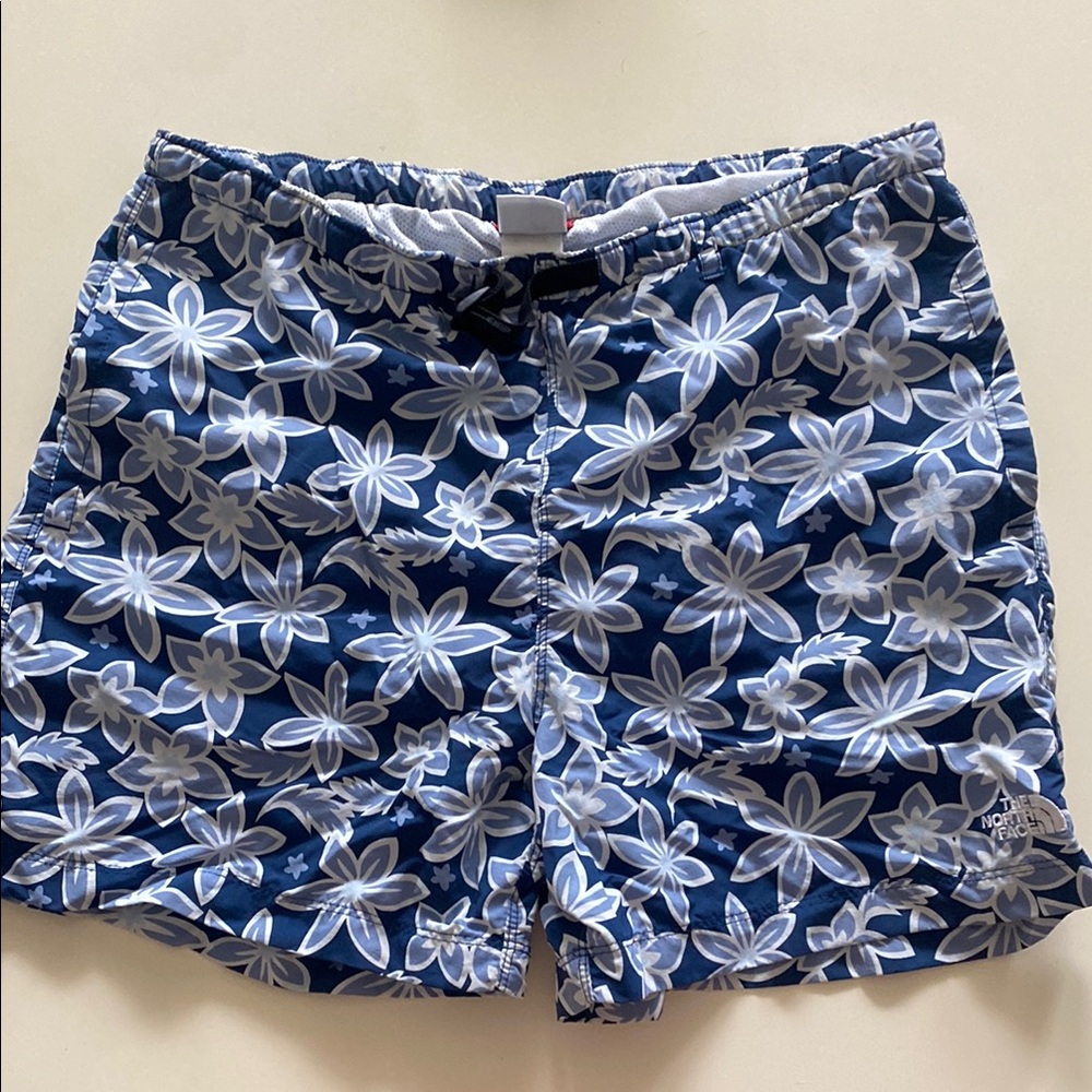 The North Face Women's Blue Floral Shorts